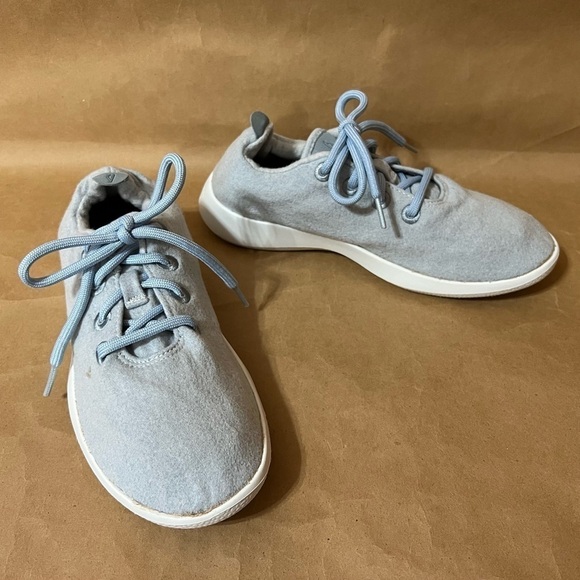 Allbirds | Women's Wool Runners Sneakers Limited Edition Frost Pale Blue Size 9 - Picture 1 of 12
